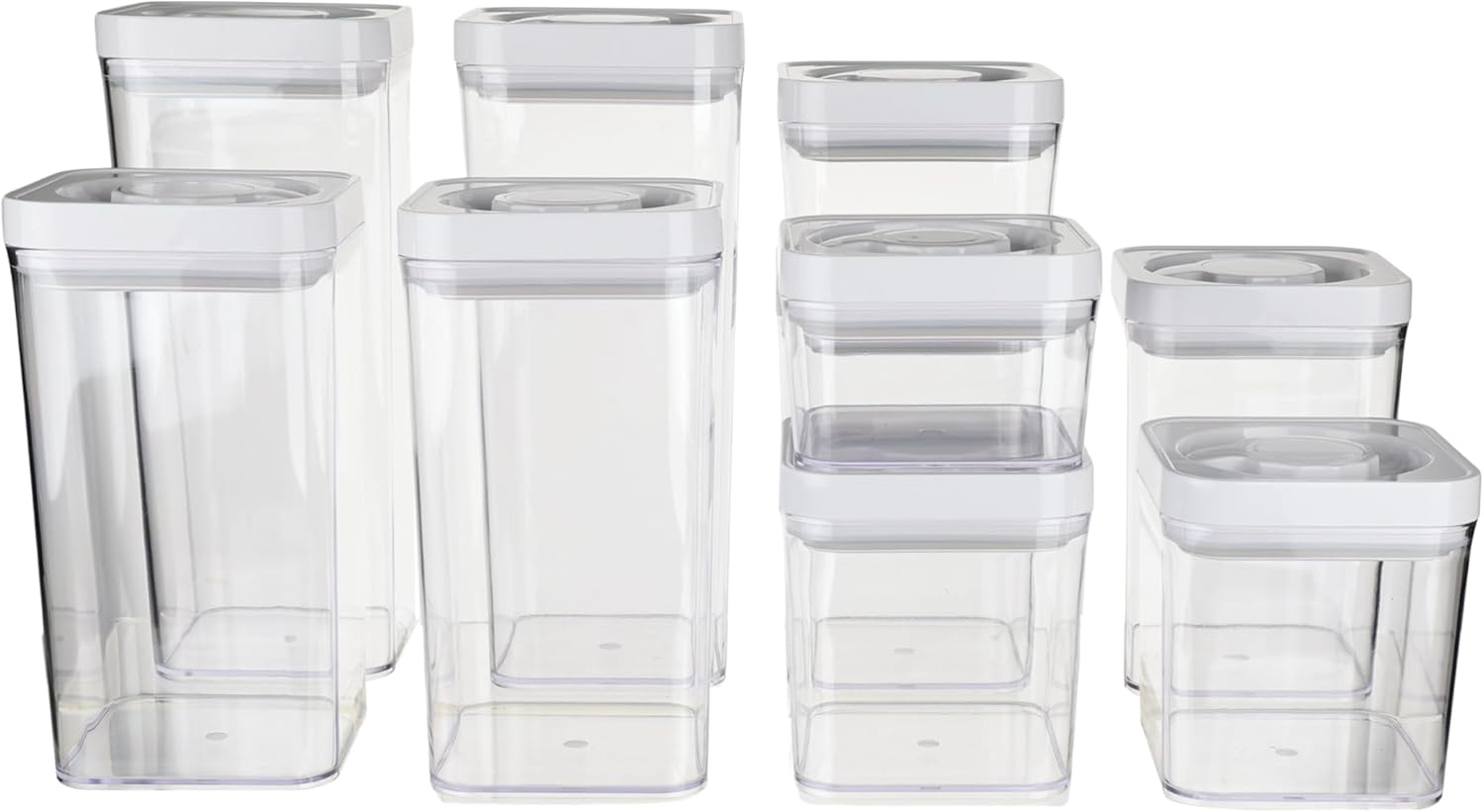 Airtight Food Storage 10-Piece Set — Twist-Lock Lids