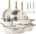 Nonstick Pots & Pans 21-Piece Set — Granite, Induction Ready