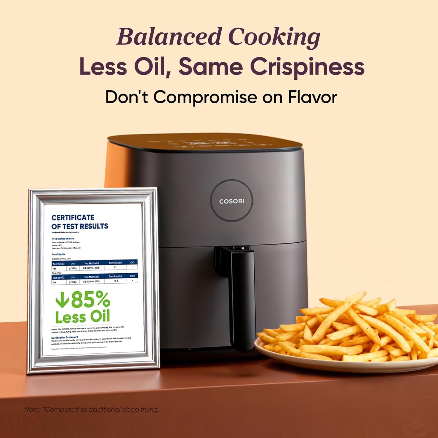 Compact Air Fryer 5QT — Ceramic Coated, 7 Presets - Image 6