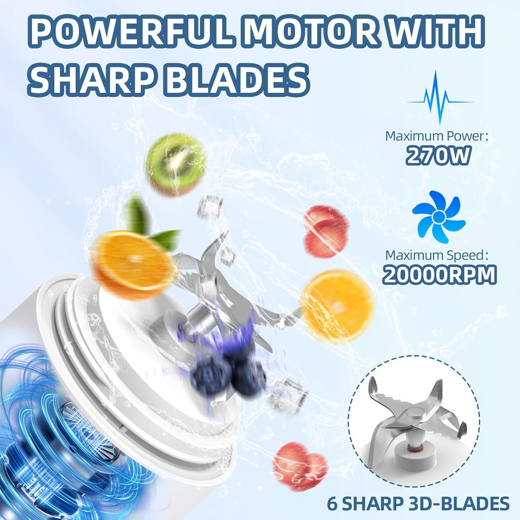 Portable Blender 20oz for Shakes & Smoothies - Image 2