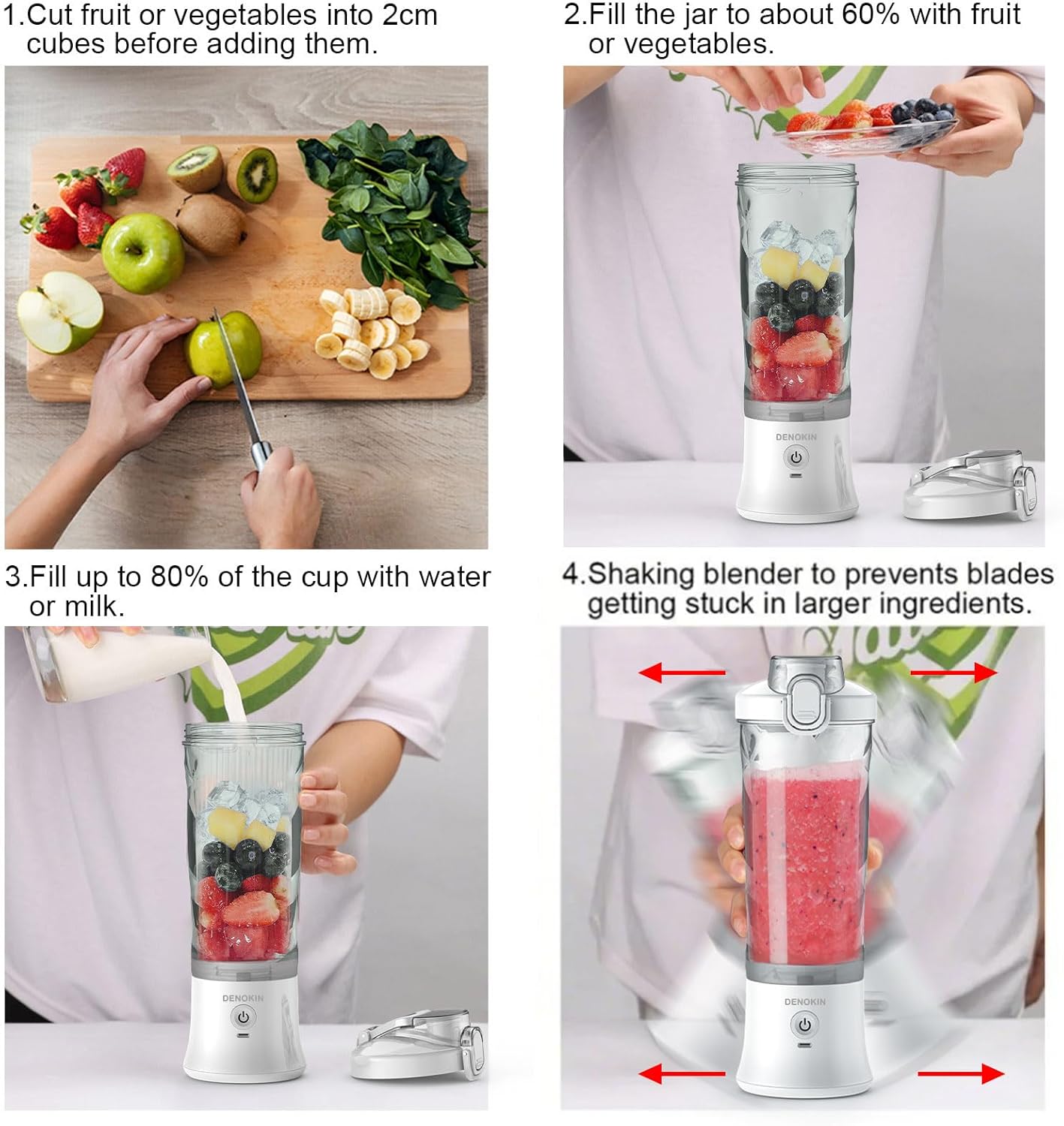 Portable Blender 20oz for Shakes & Smoothies - Image 6