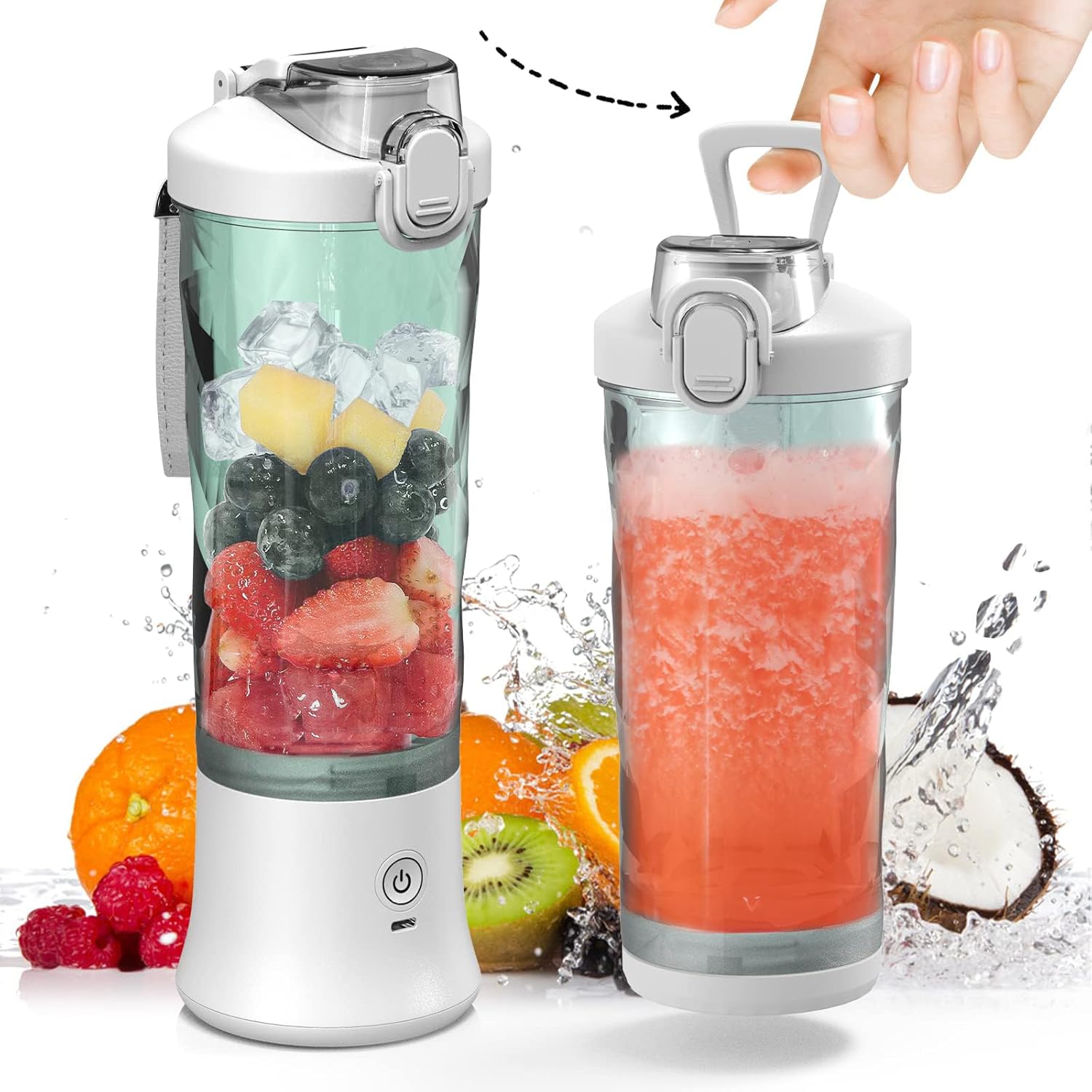 Portable Blender 20oz for Shakes & Smoothies