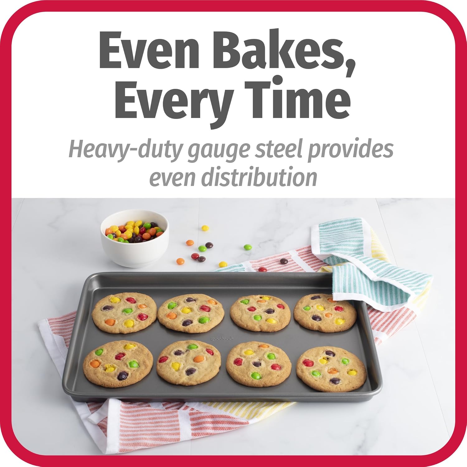 Nonstick Baking Sheet Set — 3 Sizes, Carbon Steel - Image 3