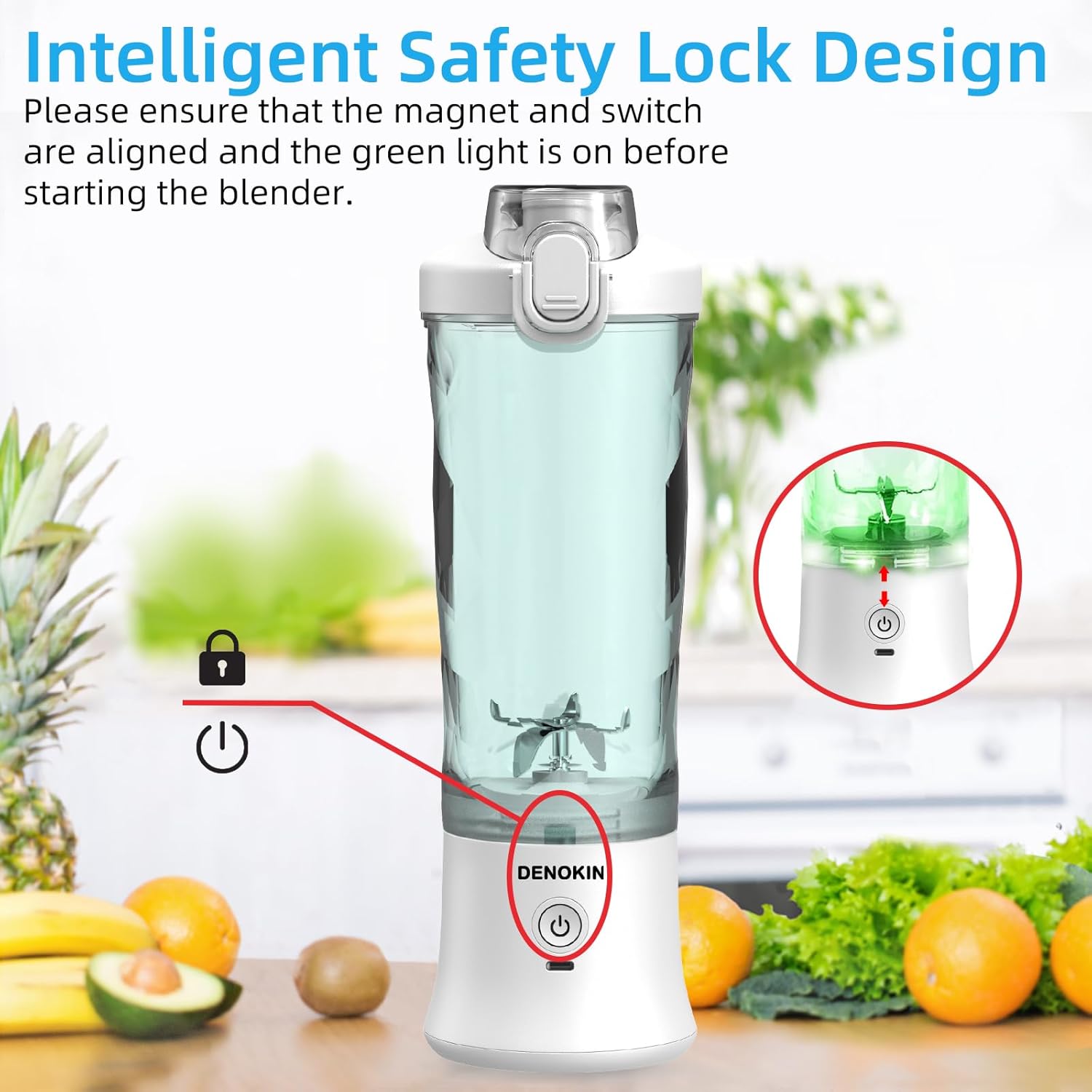 Portable Blender 20oz for Shakes & Smoothies - Image 4