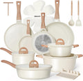 Ceramic Cookware 22-Piece Set — Non-Toxic, Induction Compatible