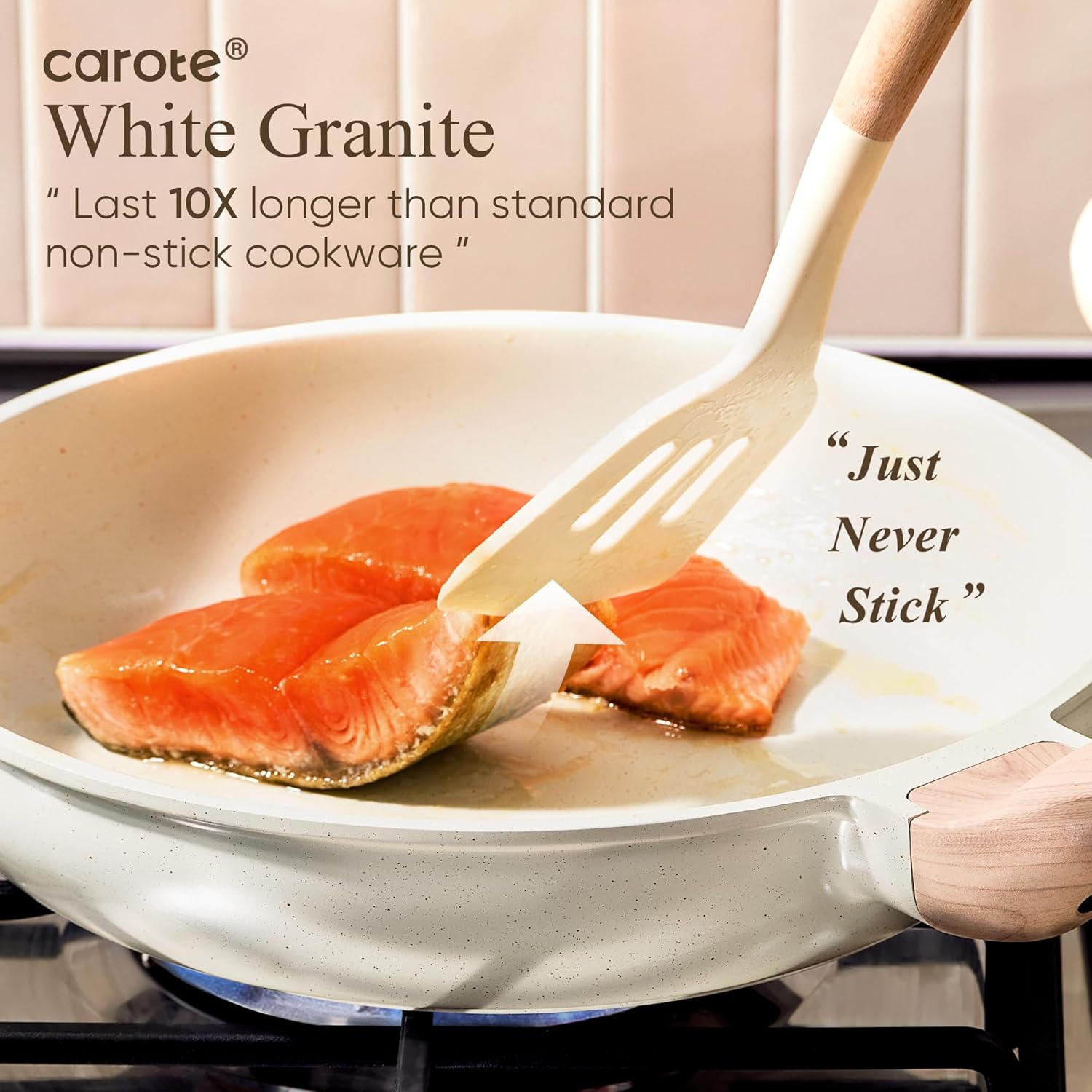 Nonstick Pots & Pans 21-Piece Set — Granite, Induction Ready - Image 3