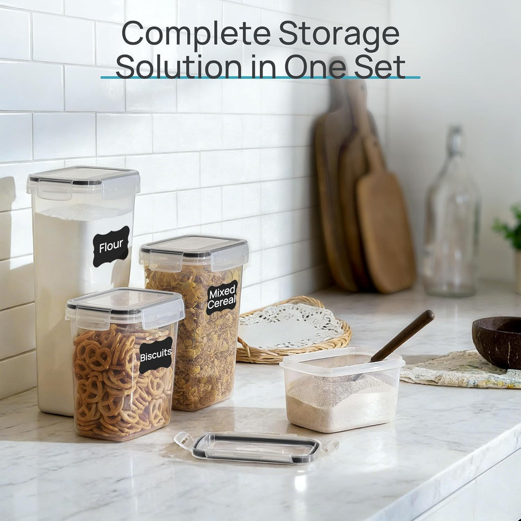 Airtight Food Storage Containers 24-Piece Set with Labels - Image 5