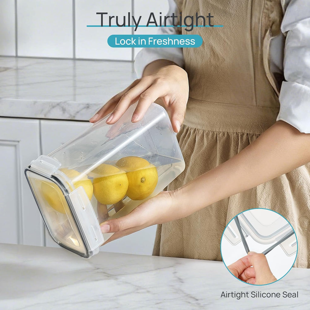 Airtight Food Storage Containers 24-Piece Set with Labels - Image 3