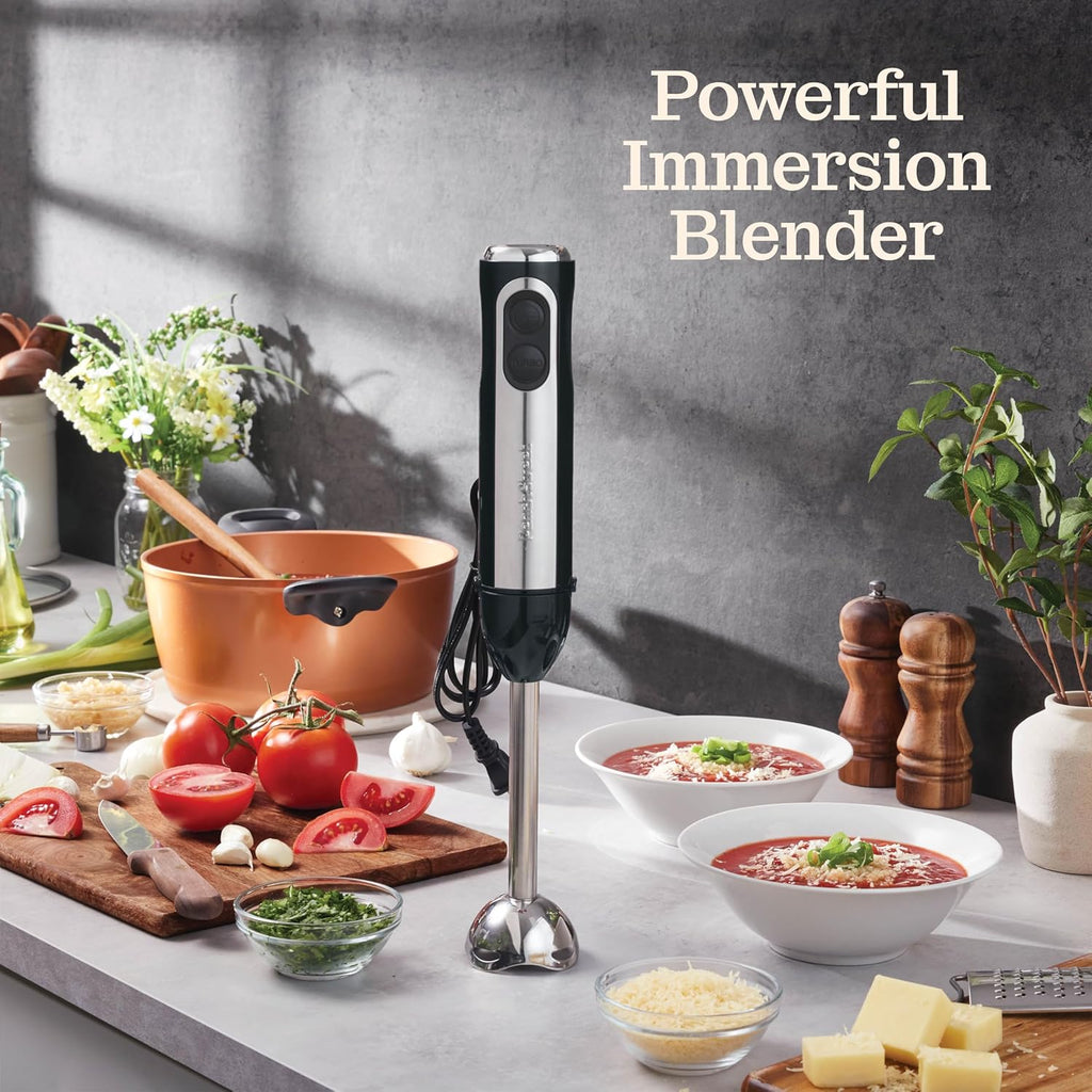 Immersion Hand Blender 500W — Stainless Steel, Turbo Mode - Image 2