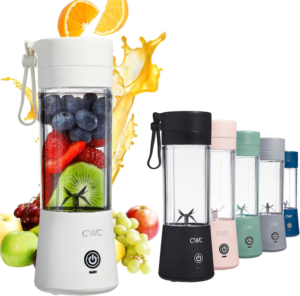 Mini Portable Blender 12oz — USB Rechargeable, 250W