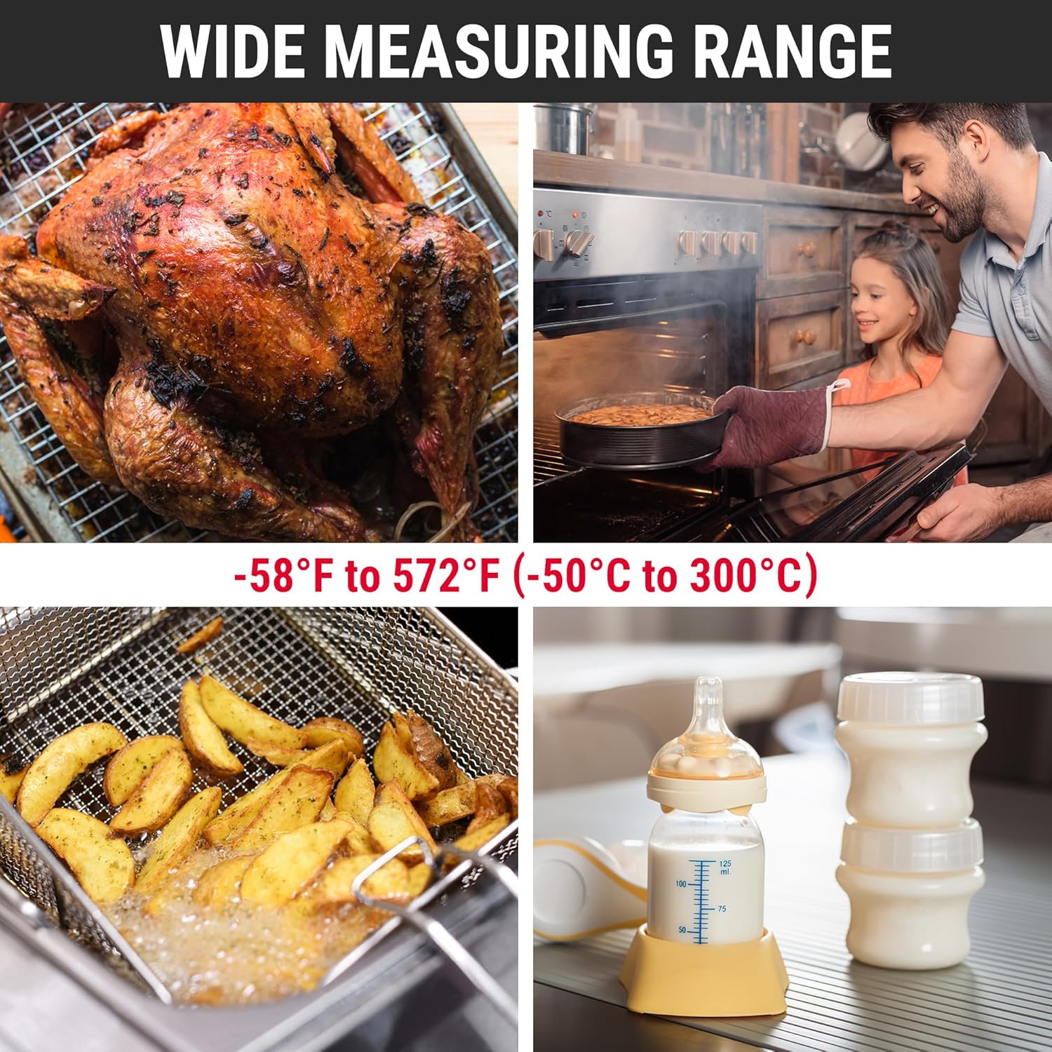 Digital Instant-Read Meat Thermometer with Backlit Display - Image 6